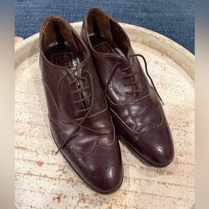 Dior Dark Brown Leather Oxfords vintage